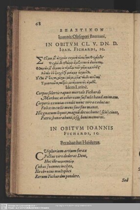 In Obitum