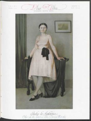 "Jacky, la bailarina", óleo