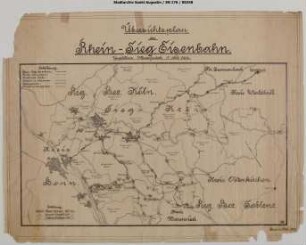 Übersichtsplan, Übersichtskarte der RSE