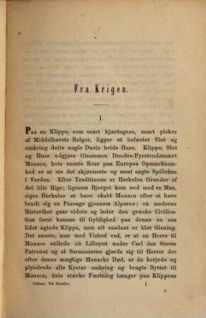 Tre Noveller tilegnet de norske Kvinder
