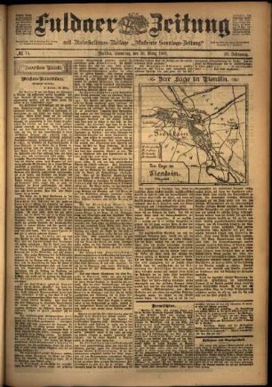 Zweite Ausgabe vom Samstag, den 30. März 1901.