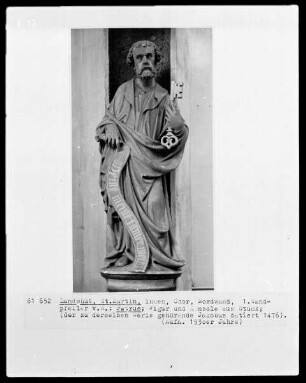 Figur des heiligen Petrus