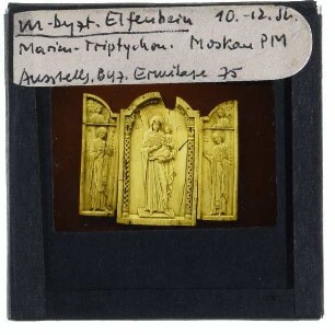 Byzantinisch, Marien-Triptychon, Elfenbein