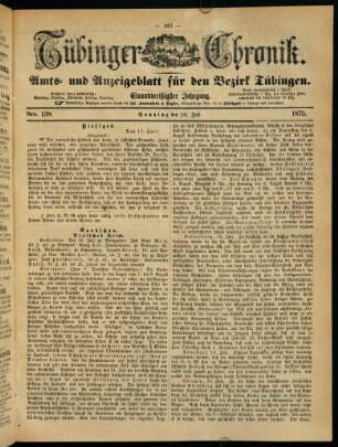 567-582, 18. Juli (Nro. 138) - 23. Juli (Nro. 141)