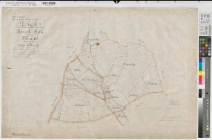 Dülmen (Dülmen), Zusammenlegung Börnste, Urkarte 2 Dülmen Flur 63
