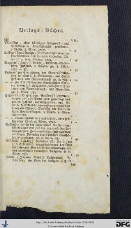 Verlags-Bücher.