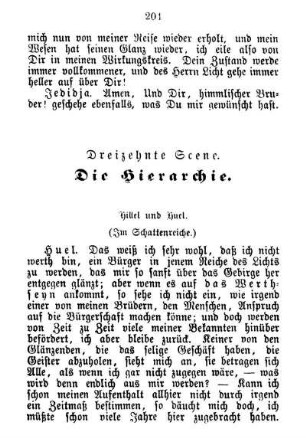 Dreizehnte Scene. Die Hierarchie