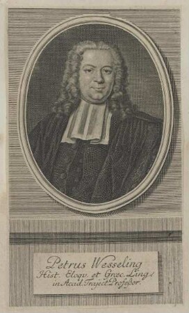 Bildnis des Petrus Wesseling