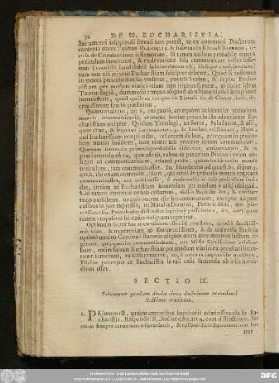 Sectio IX. Solvuntur quaedam dubis circa doctrinam praecedenti Sectione traditam.