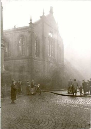 Heidelberg, HD; Synagogenbrand