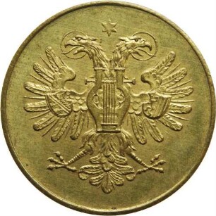 Dresden - Wertmarke zu 2 1/2 Neugroschen auf das 1. Deutsche Sängerbundesfest