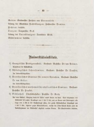 15-18, Universitätsinstitute