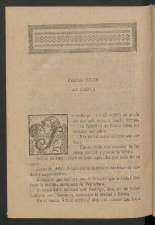 Capítulo XXVIII - La carta