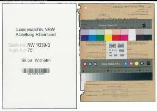 Entnazifizierung Wilhelm Skiba , geb. 06.02.1905 (Verwaltungsbeamter)