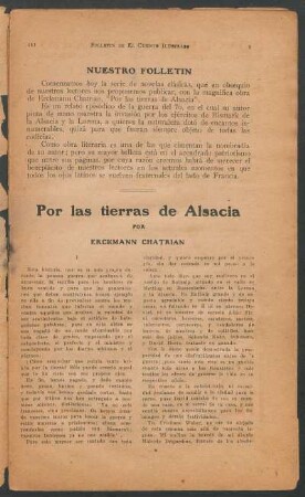 Nuestro folletín