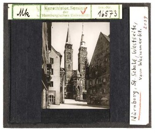 Nürnberg: St. Sebald, Westseite vom Weinmarkt