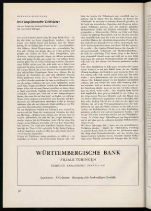 58-63, Das ungeschminkte Volksleben