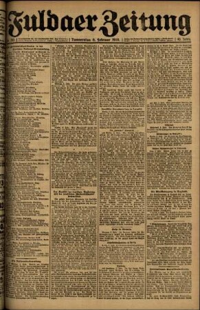 Ausgabe vom Donnerstag, den 06. Februar 1919.