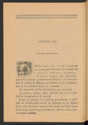 Capítulo LXX - Un juez monegasco