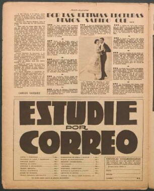 Por las últimas lecturas hemos sabido que...