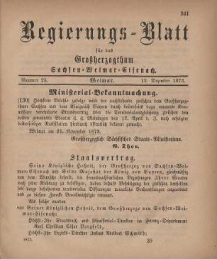 Nr. 25 : 12. Dezember 1873