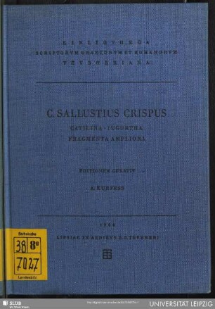 Catilina, Ivgvrtha, Fragmenta ampliora