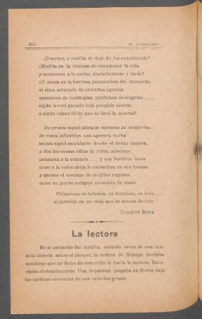 La lectora : [Traducción]