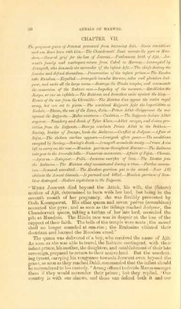 Chapter VII. The pregnant queen of Jeswunt prevented from becoming Sati ...