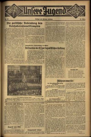 Zweite Ausgabe vom Mittwoch, den 20. März 1935.