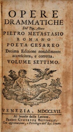 Opere Drammatiche, 7