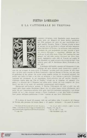 Ser.2: Pietro Lombardo e la Cattedrale di Treviso