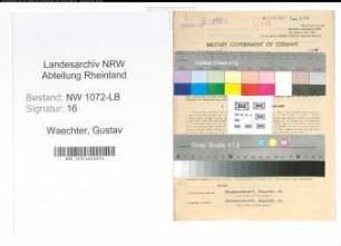 Entnazifizierung Gustav Waechter , geb. 29.08.1894 (Kaufmann)