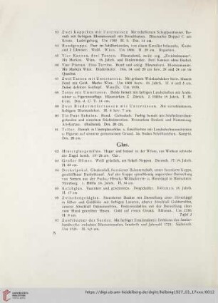 Glas (Nr. 92-106)