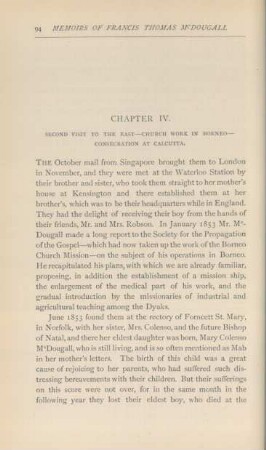 Chapter IV. Second visit to the East ...
