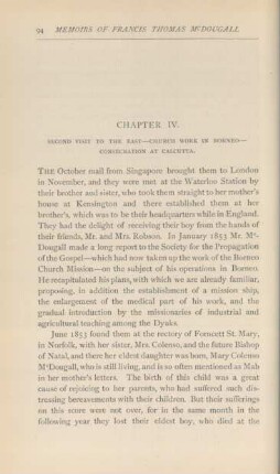 Chapter IV. Second visit to the East ...