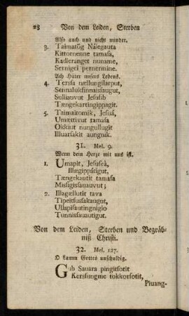 28-39, 32. Mel. 127. O Lamm Gottes unschuldig. - 38. Mel. 126. Wenn meine Sünd' mich kränken.