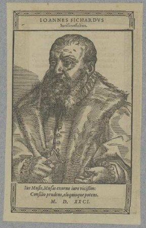 Bildnis des Ioannes Fichardvs