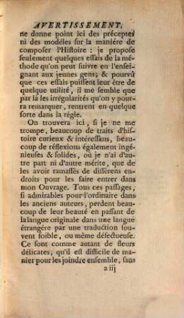 De La Maniere D'Enseigner Et D'Etudier Les Belles-Lettres, Par raport à l'esprit & au coeur. 3, De L'Histoire