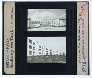 Berlin, Hufeisensiedlung Britz (Fritz-Reuter-Str.)