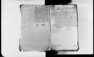 Bestallung des Justitiars und Aktuars beim domkapitularischen Amt Hadmersleben