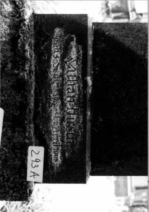 Grabstein 293 [Nir S. 193 Nr. 17.18]: Grabstein 293A [Nir S. 193 Nr. 17.18]