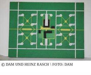 Unbekanntes Projekt mit 20 Hängehochhäusern - Städtebauliches Modell