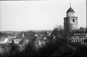 Haigerloch: Blick von oben auf den Römerturm