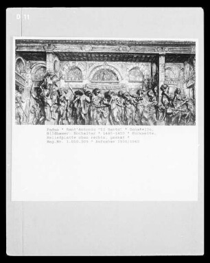 Hochaltar — Szenen aus dem Leben des heiligen Antonius von Padua — Das Wunder des sprechenden Neugeborenen