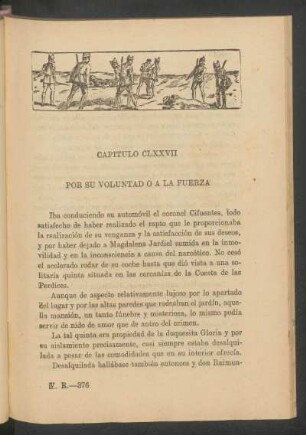 Capítulo CLXXVII - Por su voluntad o a la fuerza