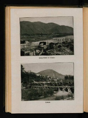 Tafel 5. Isonzo=Brücke bei Tolmein.
