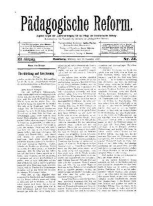 Überbürdung und Anschauung