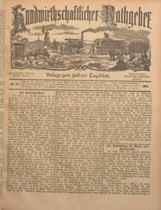 23: Beilage vom Montag, 31. Oktober 1898
