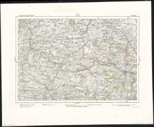 144: Bad Hersfeld, um 1858 : 144 : Hersfeld. - [1:200 000]. - Glogau : Flemming , [nach 1858]. - 1 Kt. : Stich. - Maßstabsangabe in graph. Form (geogr. Meile)
