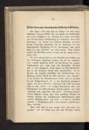 Stilproben aus einem hundertjährigen Bädeker.